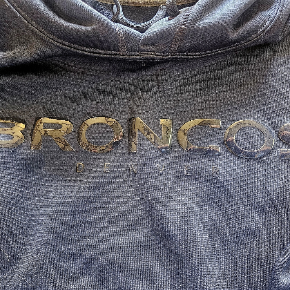 Nike Navy Broncos Hoodie
